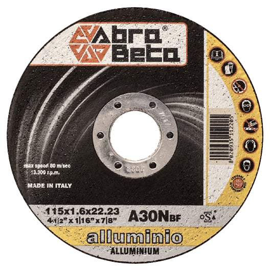 000460125 A30N CSISZOLÓKORONGOK - Süllyesztett agyú (Aluminiumhoz) 182/g