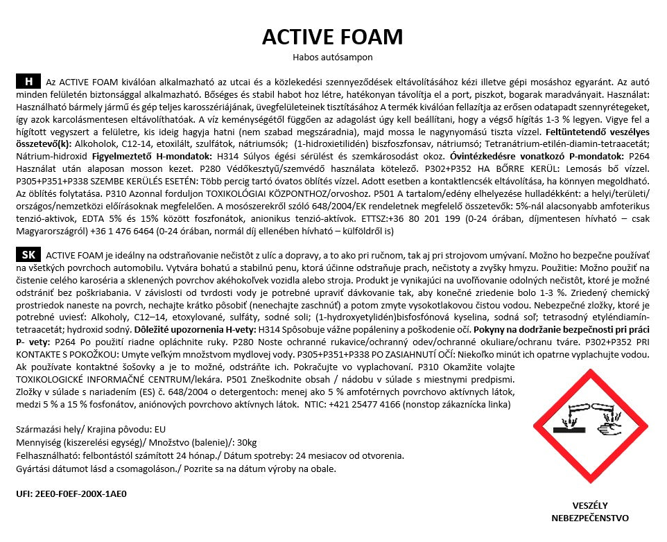 ACTIVE FOAM
