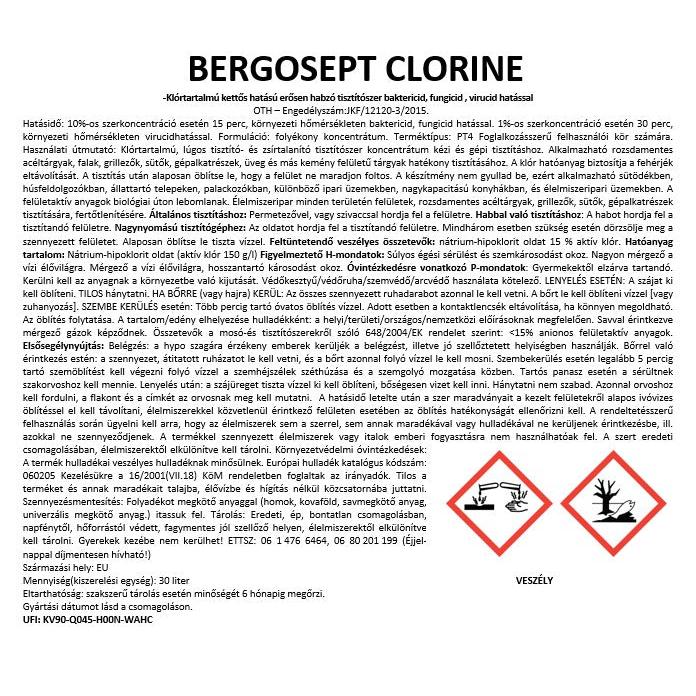 BERGOSEPT CLORINE