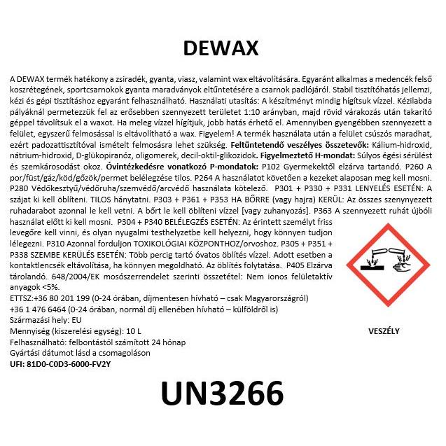 DEWAX
