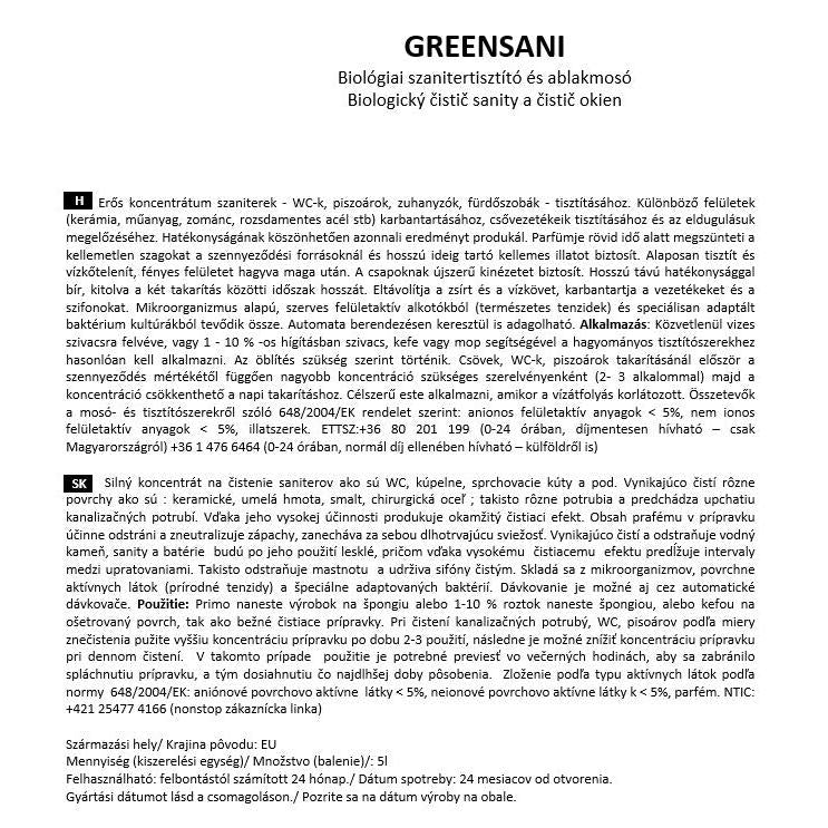 GREEN SANI