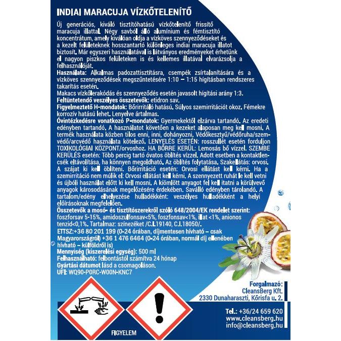 INDIAI MARACUJA - VÍZKŐTELENÍTŐ