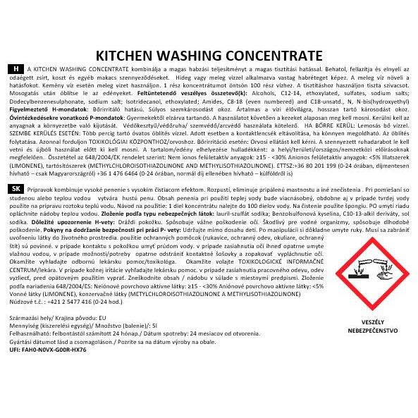 KITCHEN WASHING CONCENTRATE