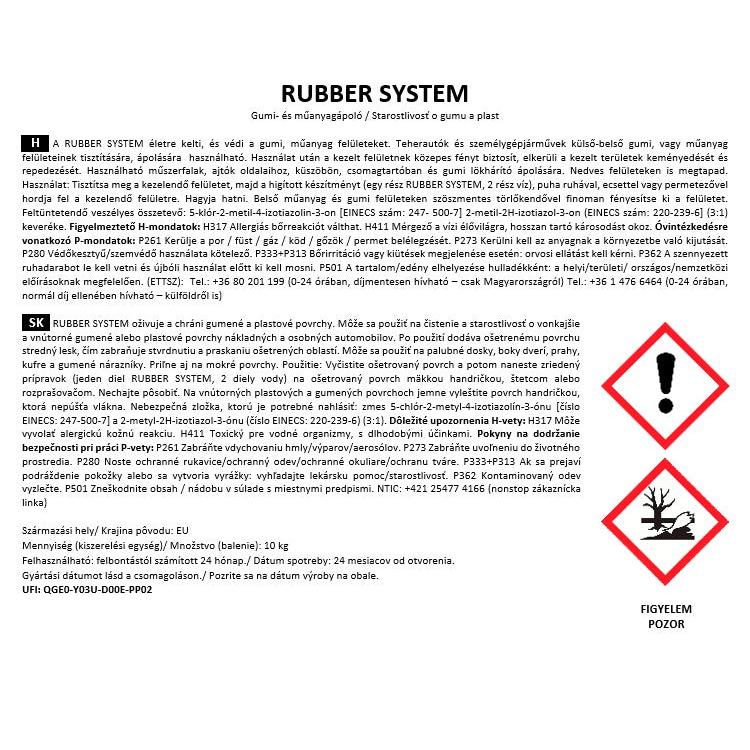 RUBBER SYSTEM