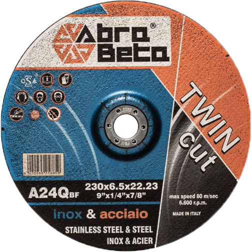 000380125 A24Q CSISZOLÓKORONGOK - Süllyesztett agyú (Acél és rozsdamenteshez) 188/g