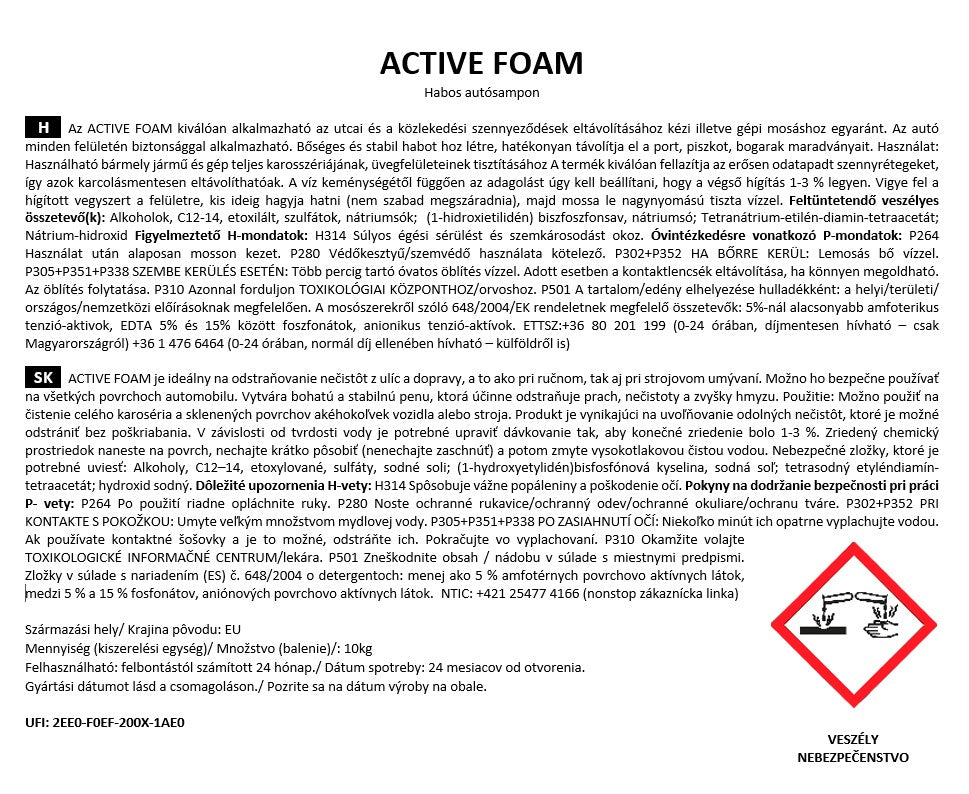 ACTIVE FOAM