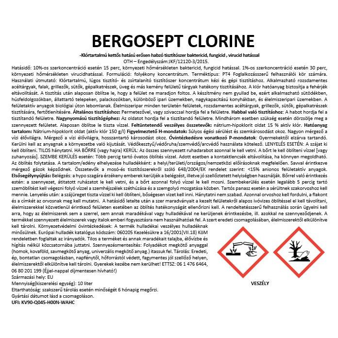 BERGOSEPT CLORINE