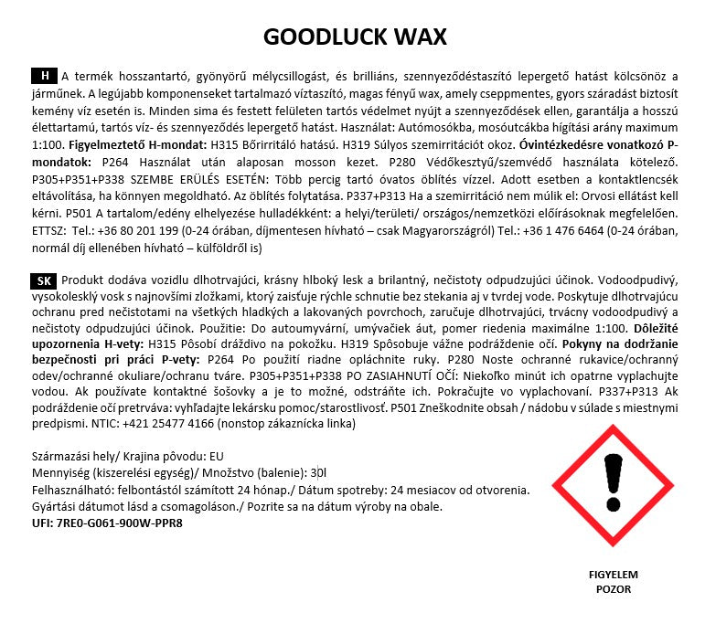 GOODLUCK WAX