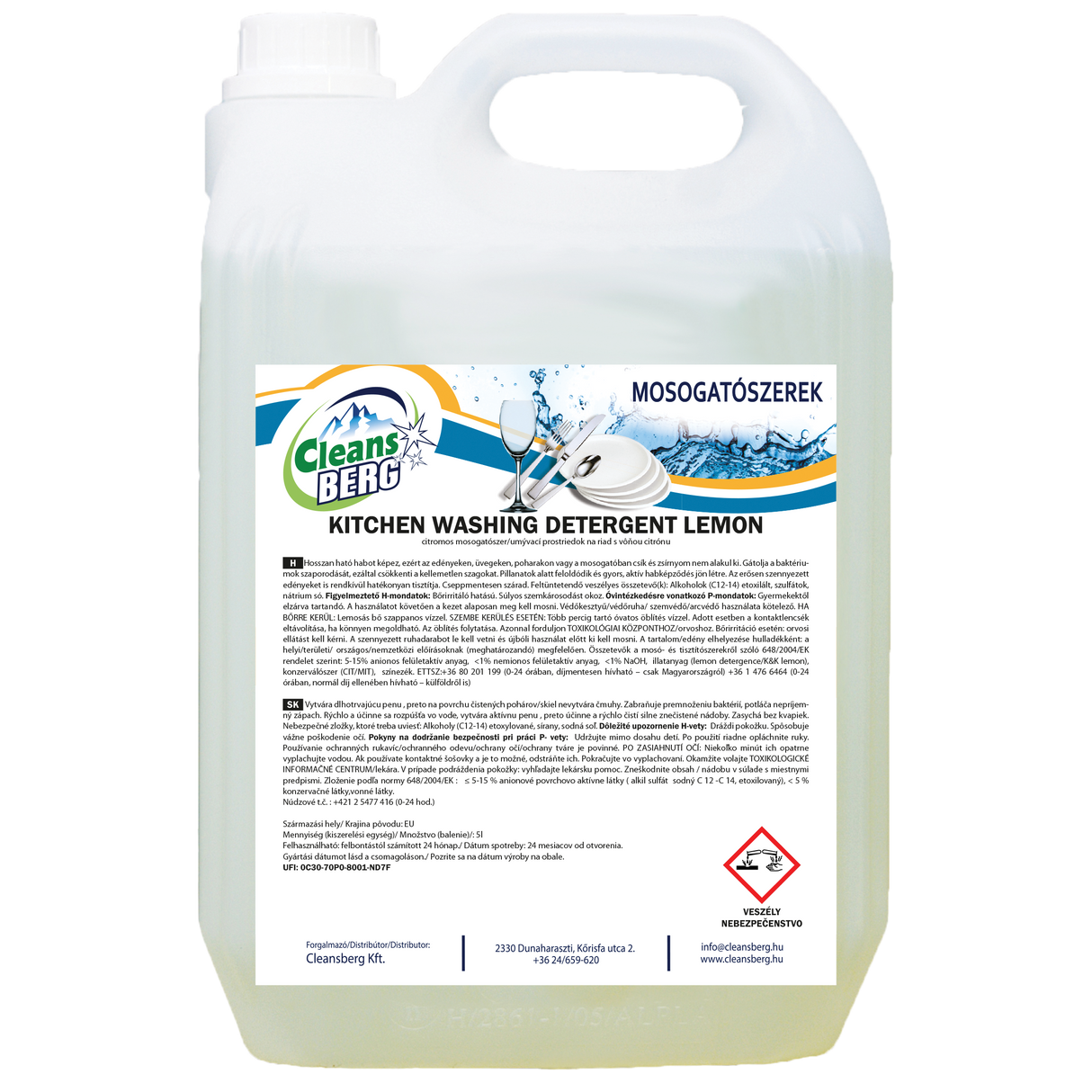 KITCHEN WASHING DETERGENT LEMON