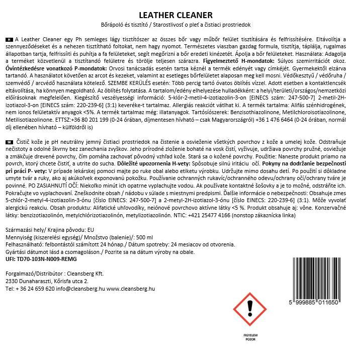 LEATHER CLEANER
