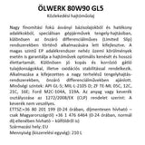 Ölwerk 80w90 GL5