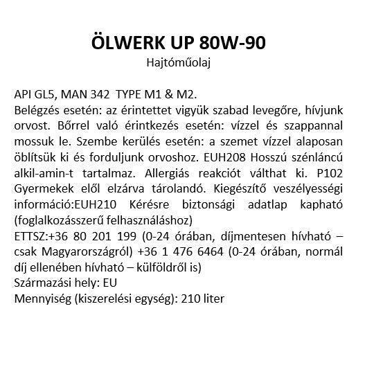 Ölwerk UP 80w90