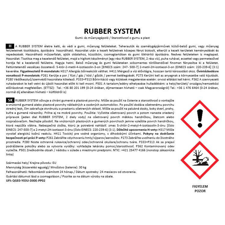 RUBBER SYSTEM