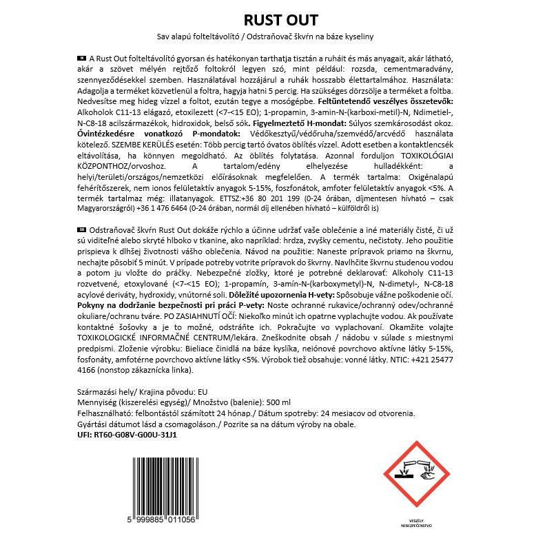 RUST OUT