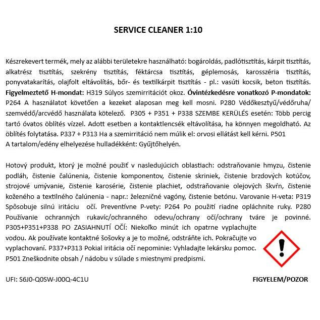 SERVICE CLEANER 1:10