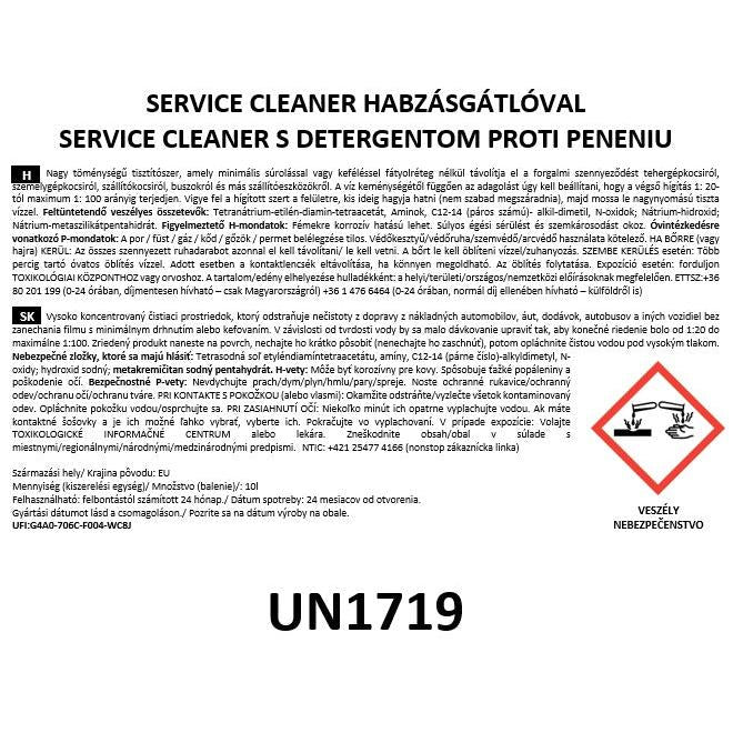 SERVICE CLEANER HABZÁSGÁTLÓVAL