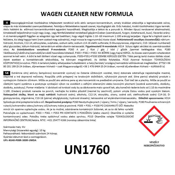 WAGEN CLEANER NEW FORMULA