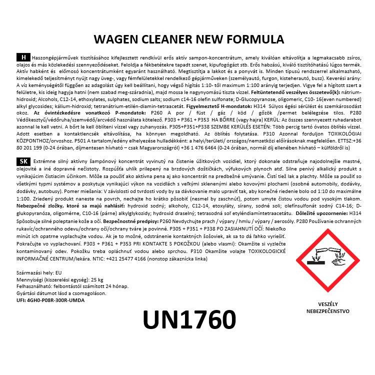 WAGEN CLEANER NEW FORMULA