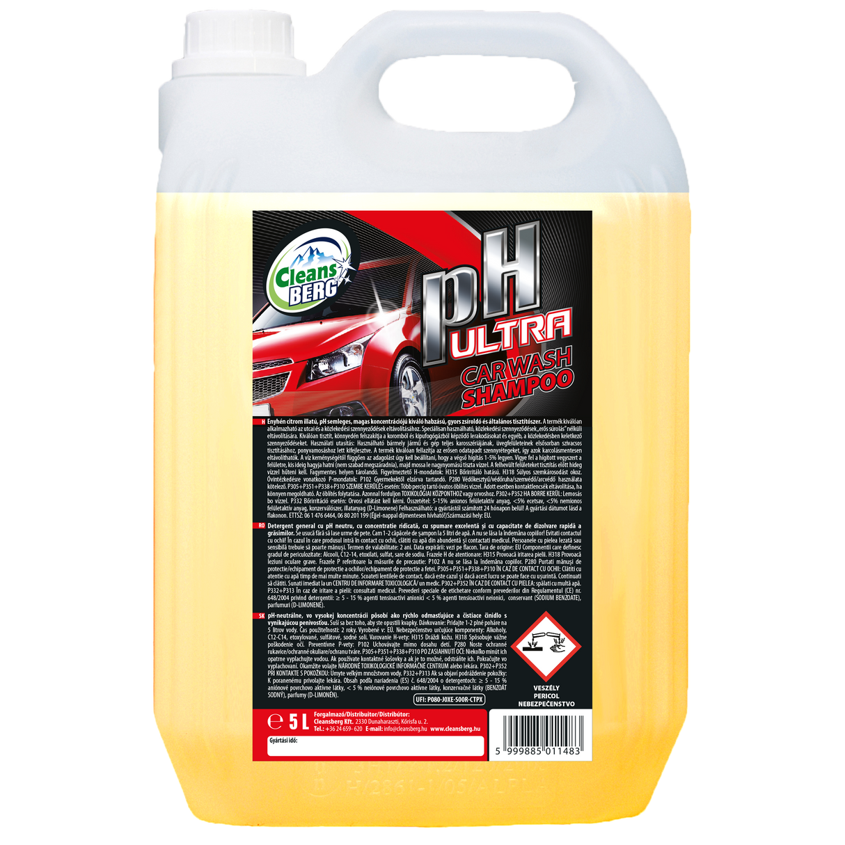 PH ULTRA CAR WASH SHAMPOO